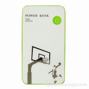 4400mAh power bank in basketball stands pattern